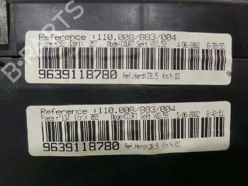 Instrument cluster PEUGEOT 607 (9D, 9U) 2.2 HDi | BP4569725C47