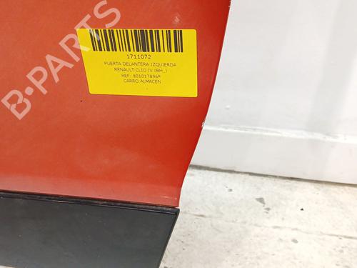 Left front door RENAULT CLIO IV (BH_) 1.5 dCi 75 | BP25792158C2 