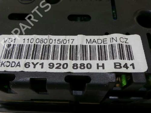 Instrument cluster SKODA FABIA I (6Y2)  | BP200776C47 