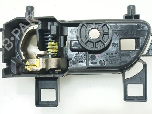Højre bagtil invendig håndtag NISSAN MICRA V (K14) 1.0 IG-T | BP30456072I16