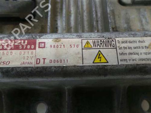 Engine control unit (ECU) OPEL COMBO Box Body/MPV 1.7 CDTI 16V | BP4074309M57 