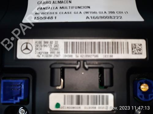 Display monitor MERCEDES-BENZ GLA-CLASS (X156) GLA 200 CDI / d (156.908) | BP15841098C48 