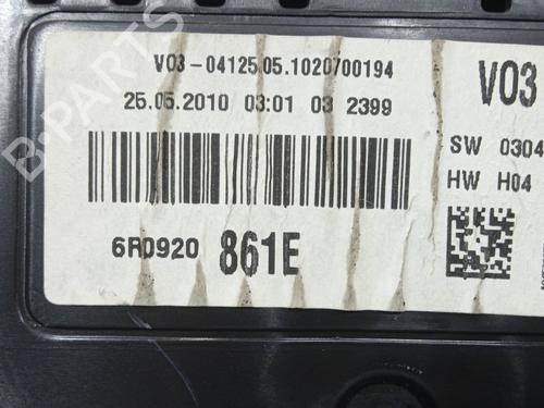 Instrument cluster VW POLO V (6R1, 6C1) 1.6 TDI | BP22420005C47 