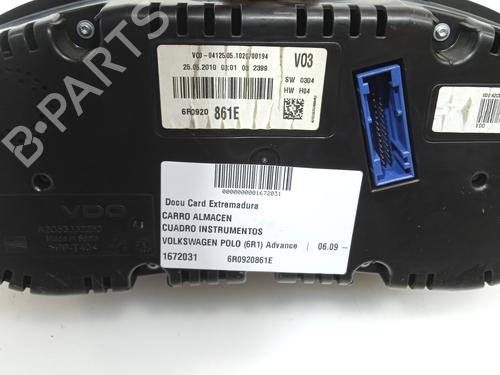 Instrument cluster VW POLO V (6R1, 6C1) 1.6 TDI | BP22420005C47 