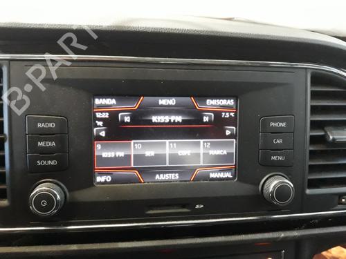 Used Radio SEAT LEON (5F1) 1.2 TSI (110 hp) 14851357