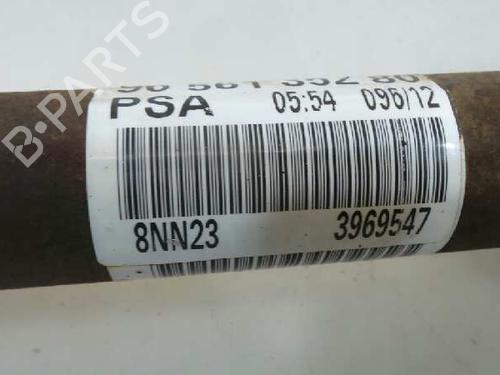 Left front driveshaft PEUGEOT 207 SW (WK_) 1.6 HDi | BP4478053M38 