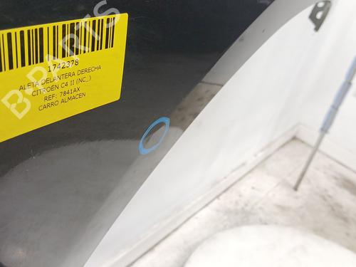 Right front fenders CITROËN C4 II (NC_) 1.6 VTi 120 (NC5FS0, NC5FS9) | BP28093120C42 