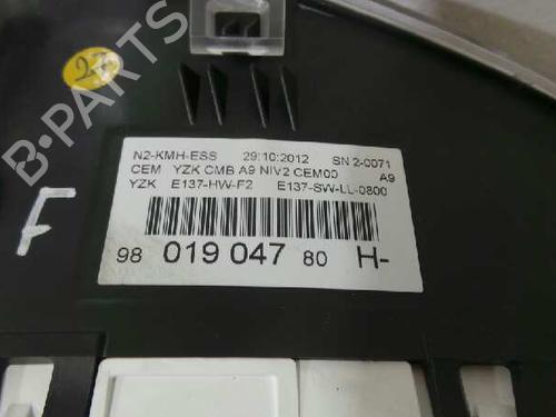 Instrument cluster PEUGEOT 208 I (CA_, CC_) 1.2 VTI 82 | BP4647575C47 