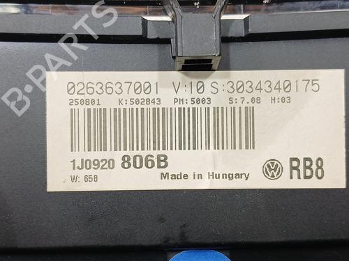 Instrument cluster VW GOLF IV (1J1) 2.0 | BP25868650C47 