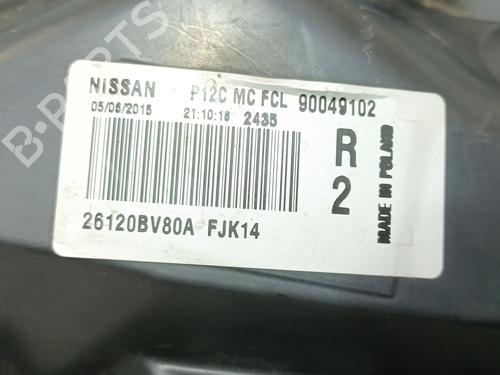 Right headlight NISSAN JUKE (F15) 1.2 DIG-T | BP27697684C29 