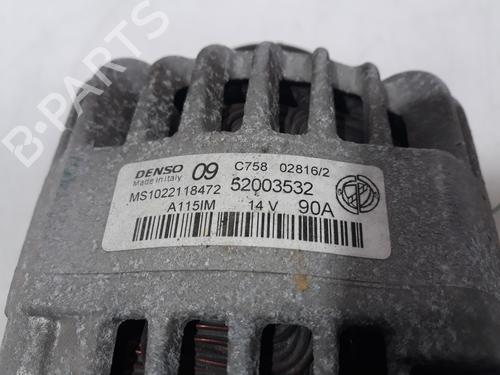 Used Alternator FIAT PANDA VAN (312_, 519_) 1.2 LPG (312CXA1A) (69 hp) 12066826
