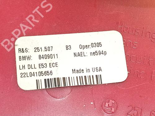 Left tailgate light BMW X5 (E53) 3.0 d | BP26553782C79 