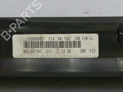Instrument cluster CITROËN XSARA PICASSO (N68) 2.0 HDi | BP306791C47 