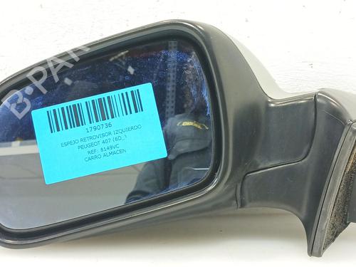 Left mirror PEUGEOT 407 (6D_) 1.6 HDi 110 (6D9HZC, 6D9HYC) | BP30733808C26