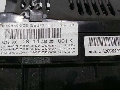 Instrument cluster MERCEDES-BENZ E-CLASS T-Model (S212) E 200 CDI / BlueTEC (212.205, 212.206) | BP3162884C47 