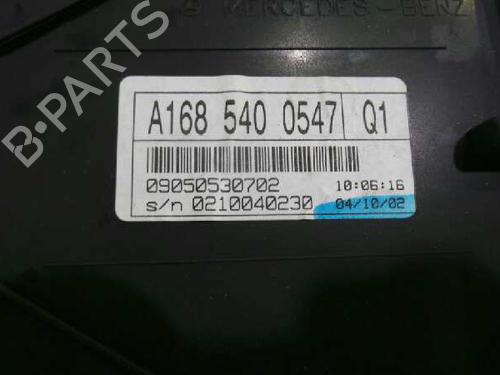 Instrument cluster MERCEDES-BENZ A-CLASS (W168) A 170 CDI (168.009, 168.109) | BP4587504C47 