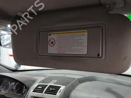 Højre solskærm Højre solskærm PEUGEOT 407 (6D_) 1.6 HDi 110 (6D9HZC, 6D9HYC) (109 hp) 33705264 33705264