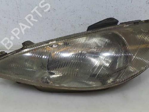 Used Left headlight PEUGEOT 206 Hatchback (2A/C) 1.9 D (69 hp) 3465889