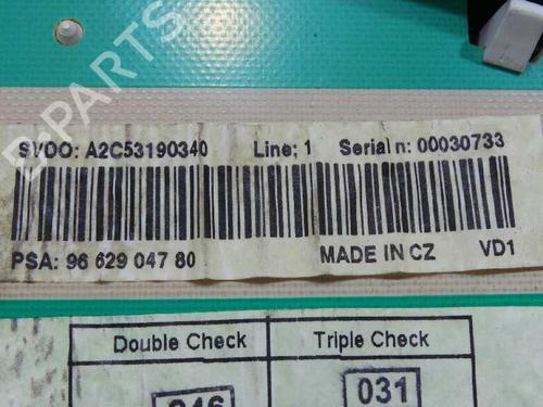 Instrument cluster PEUGEOT 207 (WA_, WC_) 1.4 HDi | BP1676658C47 