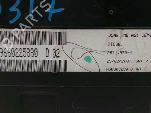 Instrument cluster CITROËN C2 (JM_) 1.4 HDi | BP1341970C47 
