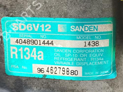 AC compressor PEUGEOT 206 CC (2D) 1.6 16V (2DNFUF, 2DNFUR) | BP31378411M34 