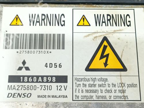 Engine control unit (ECU) MITSUBISHI L200 / TRITON (KA_T, KB_T) 2.5 DI-D (KA4T) | BP27098255M57 