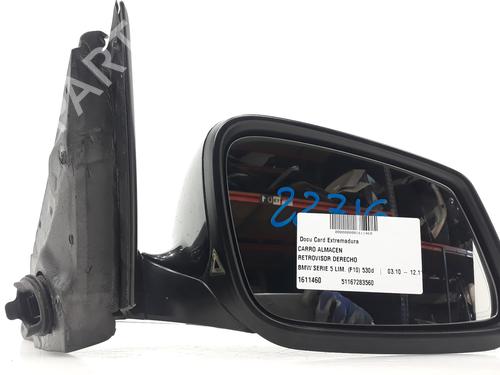 Used Right mirror BMW 5 (F10) 530 d (245 hp) 18734698