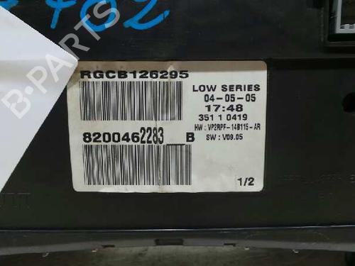 Instrument cluster RENAULT MEGANE II (BM0/1_, CM0/1_)  | BP208991C47 