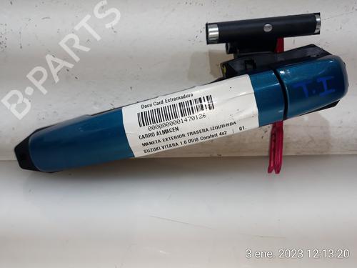 Used Rear left exterior door handle SUZUKI VITARA (LY) 1.6 DDiS (APK 416D) (120 hp) 12556969