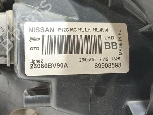 Left headlight NISSAN JUKE (F15) 1.2 DIG-T | BP26657850C28 