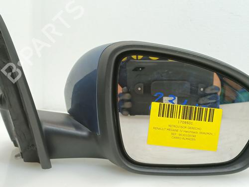 Used Right mirror RENAULT MEGANE IV Hatchback (B9A/M/N_) 1.2 TCe 100 (B9MS) (100 hp) 26141568