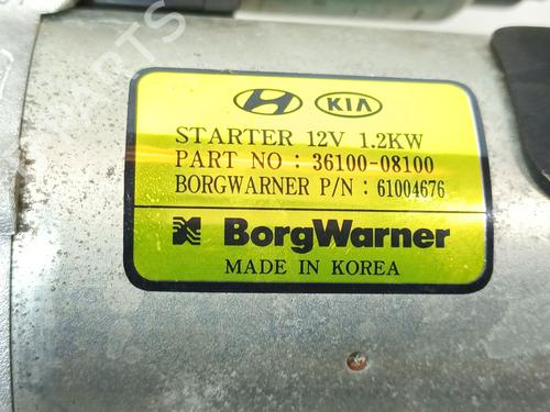 Starter HYUNDAI KONA (OS, OSE, OSI) 1.0 T-GDi | BP29590086M8 