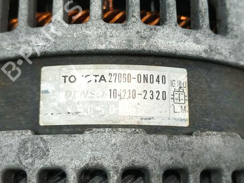 Alternator TOYOTA AURIS (_E15_) 1.4 D-4D (NDE150_, NDE150R) | BP30122865M7