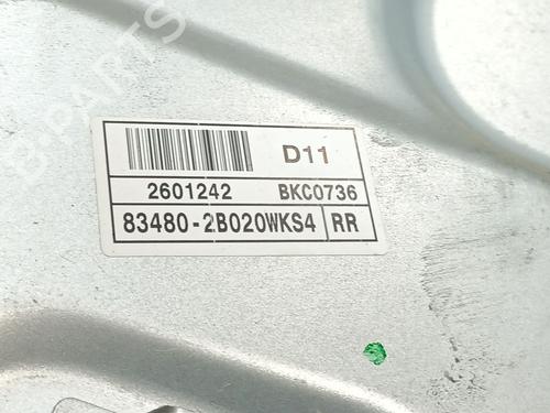 Rear right window mechanism HYUNDAI SANTA FÉ II (CM) 2.2 CRDi | BP29502816C25 