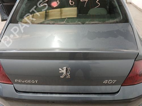 Used Tailgate Tailgate PEUGEOT 407 (6D_) 1.6 HDi 110 (6D9HZC, 6D9HYC) (109 hp) 33705268 33705268