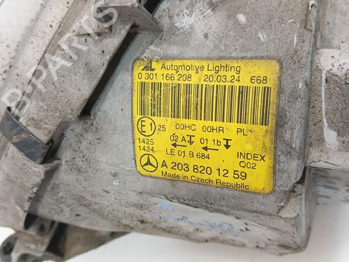Left headlight MERCEDES-BENZ C-CLASS (W203) C 220 CDI (203.008) | BP36452504C28  - Image 5