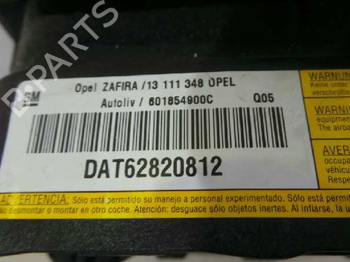 Driver airbag OPEL ZAFIRA / ZAFIRA FAMILY B (A05) 1.9 CDTI (M75) | BP4594779C9 