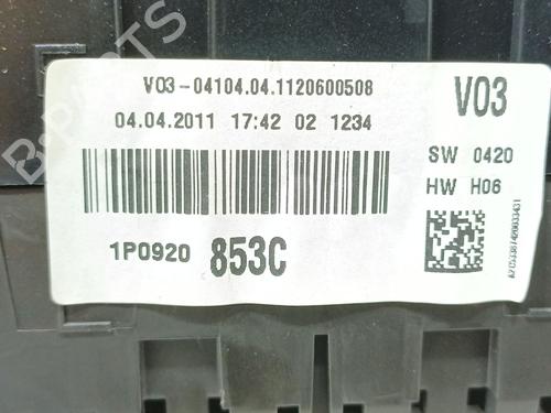 Instrument cluster SEAT LEON (1P1) 1.6 TDI | BP27379850C47 