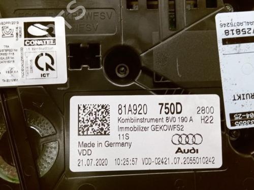 Instrument cluster AUDI Q2 (GAB, GAG) 35 TFSI | BP26047530C47 - Image 2