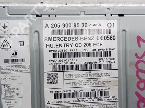 Electronic module MERCEDES-BENZ C-CLASS (W205) C 180 BlueTEC / d (205.036) | BP27465461M83 