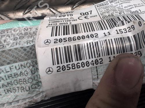 Venstre gardin kollisjonspute MERCEDES-BENZ C-CLASS (W205) C 350 e (205.047) | BP29710222C11