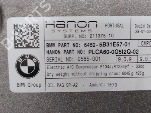 AC compressor BMW X3 (G45) xDrive 30 e | BP33888904M34 - Image 2