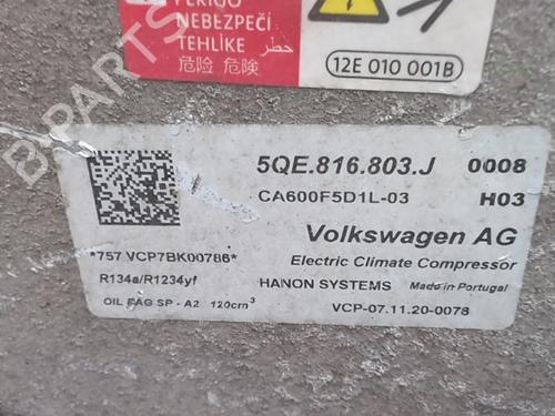 AC compressor AUDI A3 Sportback (8YA, 8YF) 40 TFSIe | BP37266551M34 - Image 4