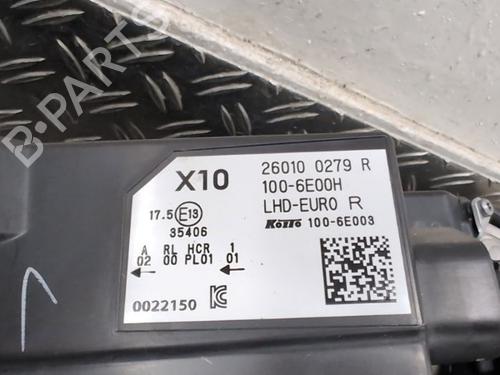 Right headlight RENAULT ZOE Hatchback Van (BFM_) Electric (BFMC, BFMD) | BP26045562C29