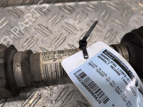 Left front driveshaft RENAULT MEGANE IV Grandtour (K9A/M/N_) 1.2 TCe 130 (K9MR) | BP26044559M38