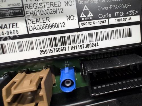 Display monitor RENAULT CAPTUR I (J5_, H5_) 0.9 TCe 90 | BP29540035C48