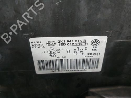 Left headlight VW CADDY IV Box Body/MPV (SAA, SAH) 2.0 TDI | BP33717509C28 - Image 2