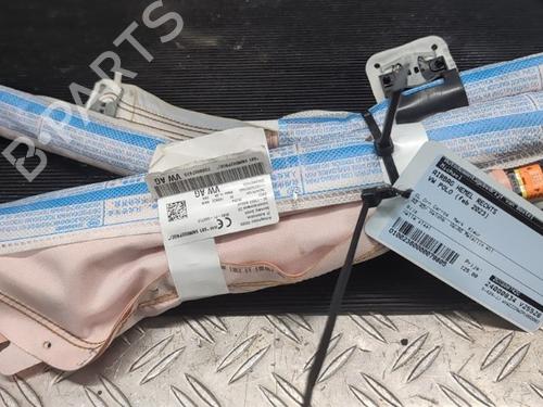Used Right curtain airbag VW POLO VI (AW1, BZ1, AE1) 1.0 TSI (95 hp) 29710190