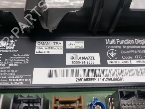 Used Display monitor Display monitor CITROËN JUMPER II Platform/Chassis 2.0 BlueHDi 160 (163 hp) 33956270 33956270