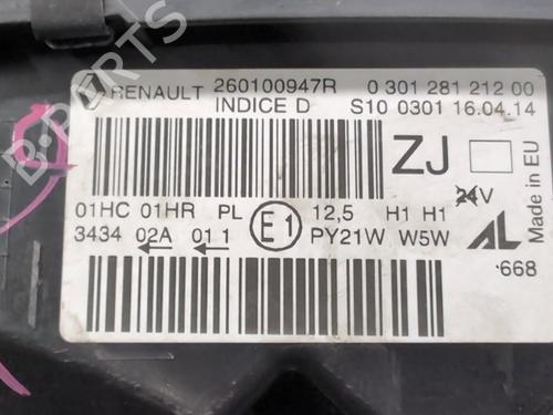 Right headlight RENAULT CAPTUR I (J5_, H5_) 0.9 TCe 90 | BP38911842C29 - Image 5